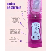 VIBRADOR JACK RABBIT ROTATIVO PONTO G - ROXO
